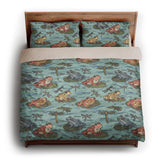 Frog Pond king - microfiber - Natural Backing