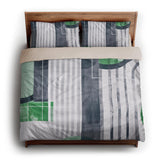 Gordian Green king - microfiber - Natural Backing