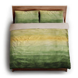 Ruidoso Green & Yellow king - microfiber - Natural Backing