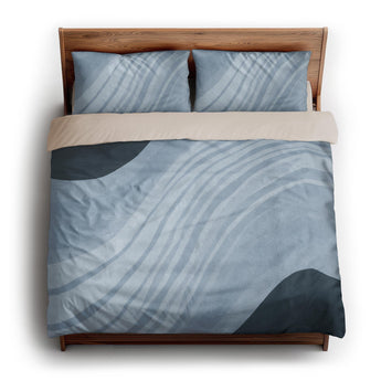 Elowin Blue king - microfiber - Natural Backing
