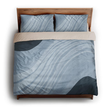 Elowin Blue king - microfiber - Natural Backing