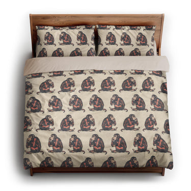 Thinking Chimps king - microfiber - Natural Backing
