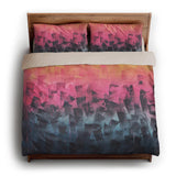 Caspian Multicolor king - microfiber - Natural Backing