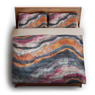 Helga Blue & Purple king - microfiber - Natural Backing