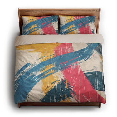 Mira Multicolor king - microfiber - Natural Backing