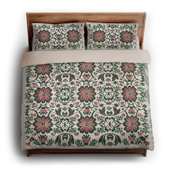 Georgiana Green & Deep Cerise king - microfiber - Natural Backing