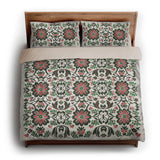 Georgiana Green & Deep Cerise king - microfiber - Natural Backing