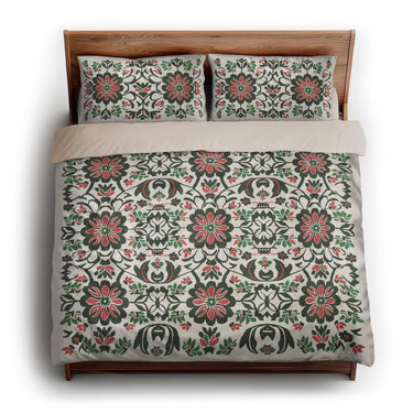 Georgiana Green & Deep Cerise king - microfiber - Natural Backing