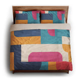 Bruno Multicolor king - microfiber - Natural Backing