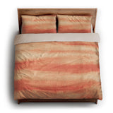 Ophelia Watercolor Peach Balayage king - microfiber - Natural Backing