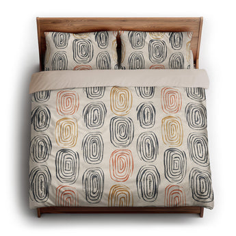 Horatio Ivory & Orange king - microfiber - Natural Backing