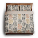 Horatio Ivory & Orange king - microfiber - Natural Backing