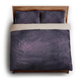 Andromeda Watercolor Purple & Blue king - microfiber - Natural Backing