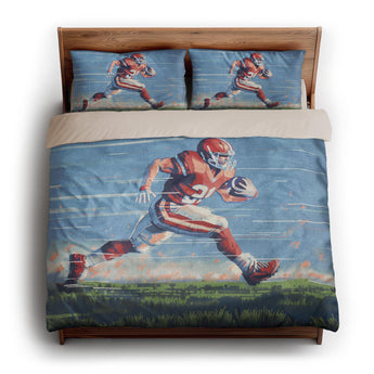 8 Bit Running Back king - microfiber - Natural Backing