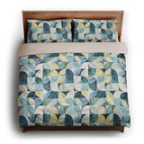 Aeolus Blue Green king - microfiber - Natural Backing