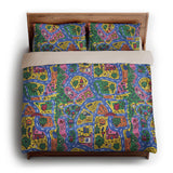 Kids Road Map king - microfiber - Natural Backing