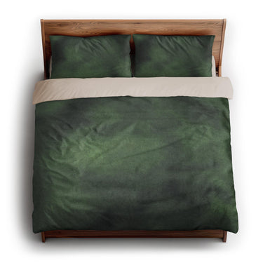Andromeda Watercolor Navy & Kelly Green king - microfiber - Natural Backing