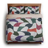Twyla Checkered Multicolor king - microfiber - Natural Backing