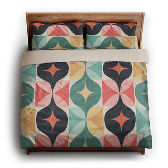 Maxine Multicolor king - microfiber - Natural Backing