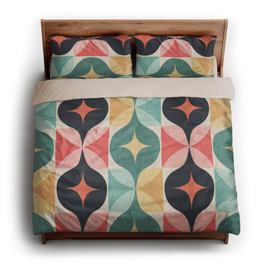 Maxine Multicolor king - microfiber - Natural Backing