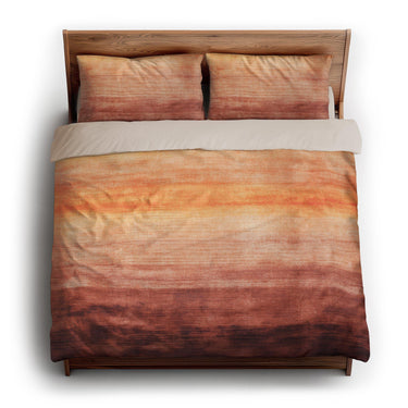 Ruidoso Red & Orange king - microfiber - Natural Backing
