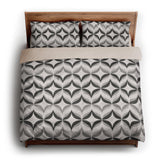 Jasper Greyscale king - microfiber - Natural Backing
