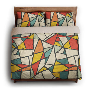 Arthur Multicolor king - microfiber - Natural Backing