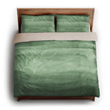 Jacinda Watercolor Green Ombre king - microfiber - Natural Backing