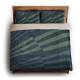 Prisma Blue & Green king - microfiber - Natural Backing