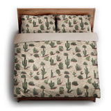 Desert Cacti king - microfiber - Natural Backing