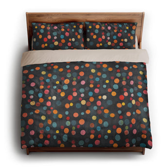 Bokeh at Night king - microfiber - Natural Backing