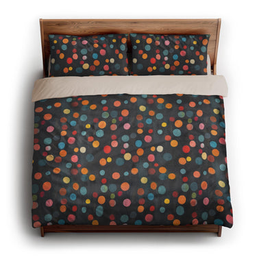 Bokeh at Night king - microfiber - Natural Backing