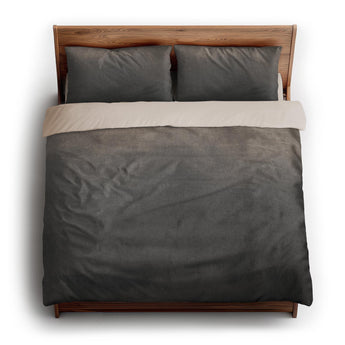 Kieran Watercolor Greige Ombre king - microfiber - Natural Backing