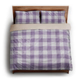 Buffalo Plaid Lilac king - microfiber - Natural Backing