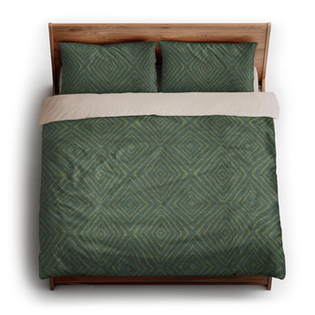 Terlingua Jade & Pyrite king - microfiber - Natural Backing