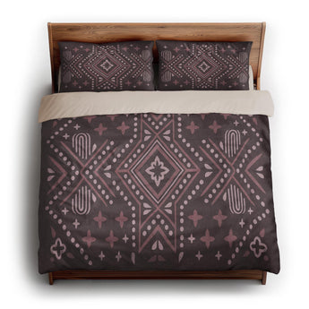 Durand Burgandy king - microfiber - Natural Backing