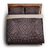 Durand Burgandy king - microfiber - Natural Backing