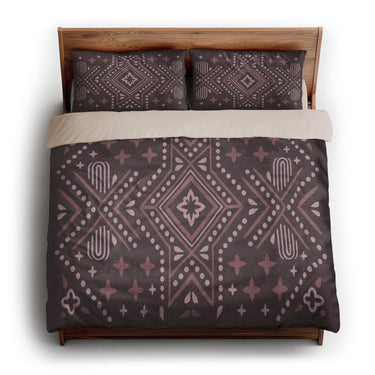 Durand Burgandy king - microfiber - Natural Backing