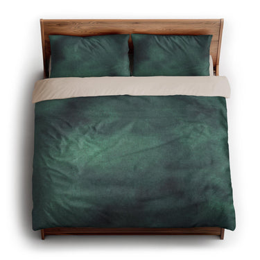 Andromeda Watercolor Teal king - microfiber - Natural Backing