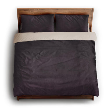 Keanu Watercolor Deep Purple Ombré king - microfiber - Natural Backing