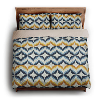 Jasper Blue & Gold king - microfiber - Natural Backing