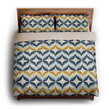 Jasper Blue & Gold king - microfiber - Natural Backing