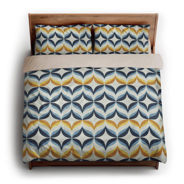 Jasper Blue & Gold king - microfiber - Natural Backing