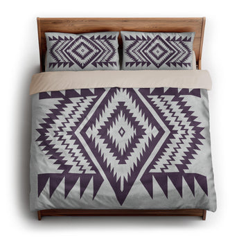 Reyno Eggplant & Stone king - microfiber - Natural Backing