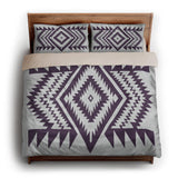 Reyno Eggplant & Stone king - microfiber - Natural Backing