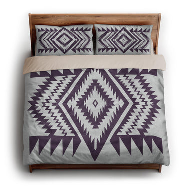 Reyno Eggplant & Stone king - microfiber - Natural Backing