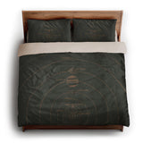 Solar System Forest & Rust king - microfiber - Natural Backing