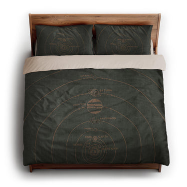 Solar System Forest & Rust king - microfiber - Natural Backing