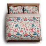 Pink Princess Fairytale king - microfiber - Natural Backing