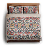 Corriana Navy & Red king - microfiber - Natural Backing